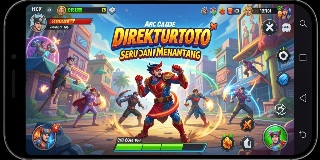 Screenshot utama dari gameplay menegangkan DIREKTURTOTO.