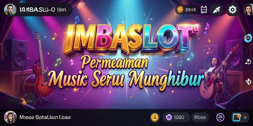 Screenshot gameplay IMBASLOT menunjukkan keseruan bermain musik.