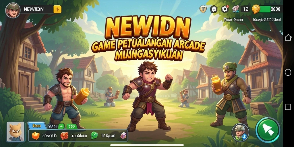 Gameplay seru NEWIDN dengan aksi menarik dan grafik cemerlang.