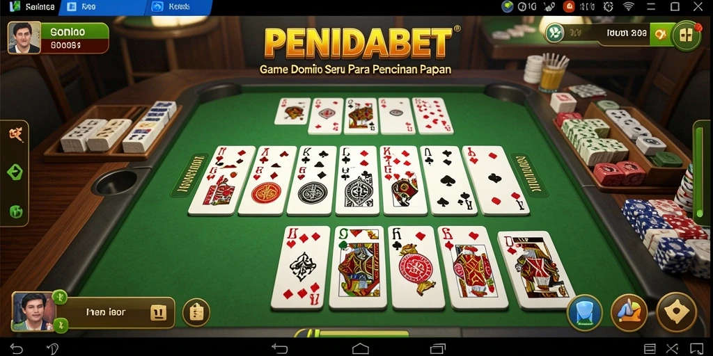 Screenshot gameplay menarik dari PENIDABET saat bermain Domino.